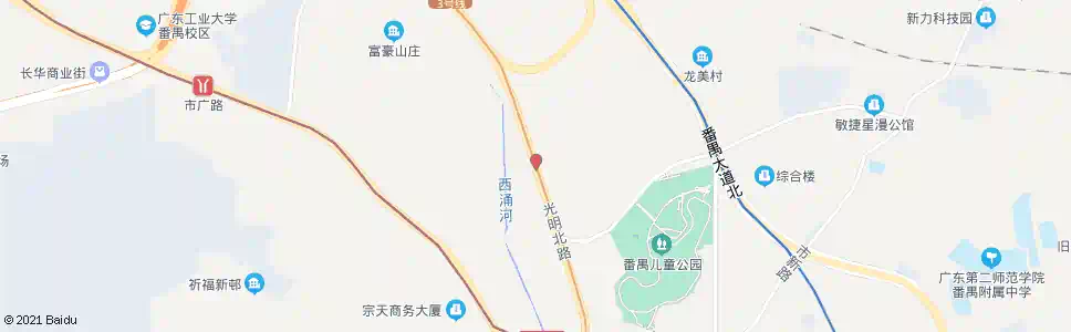广州东沙村天桥_公交站地图_广州公交_妙搜公交查询2025