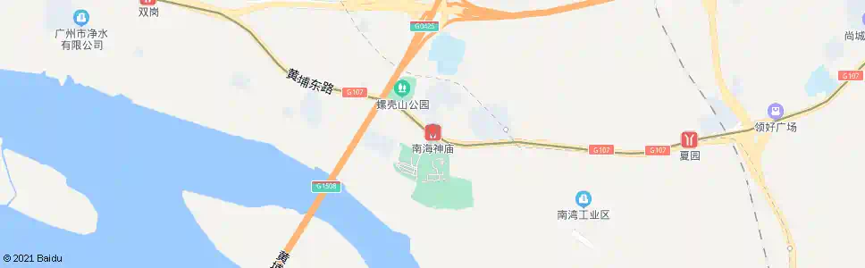 广州brt南海神庙_公交站地图_广州公交_妙搜公交查询2025