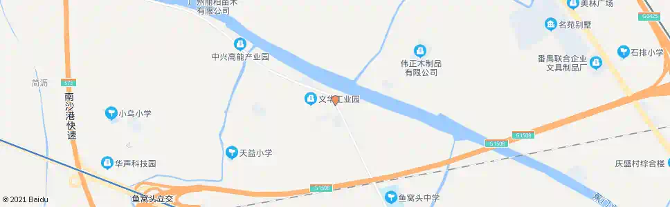 广州鱼窝头市场_公交站地图_广州公交_妙搜公交查询2025
