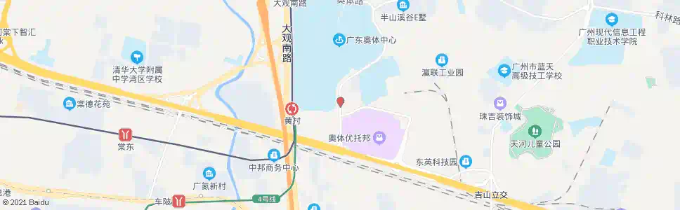 广州奥体南路口_公交站地图_广州公交_妙搜公交查询2025