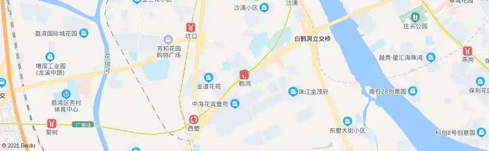 广州白鹤洞_公交站地图_广州公交_妙搜公交查询2025