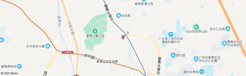 广州蔡二新村_公交站地图_广州公交_妙搜公交查询2025