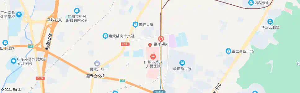 广州华英路口_公交站地图_广州公交_妙搜公交查询2025