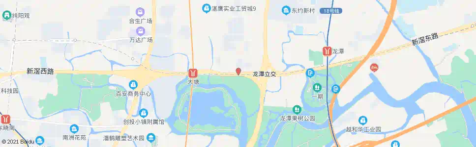 广州龙潭立交西_公交站地图_广州公交_妙搜公交查询2025