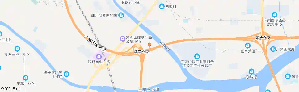 广州海南连生坊_公交站地图_广州公交_妙搜公交查询2025