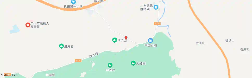 广州华坑村_公交站地图_广州公交_妙搜公交查询2025
