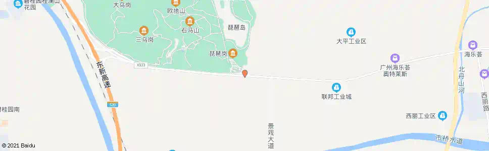 广州横江村_公交站地图_广州公交_妙搜公交查询2025