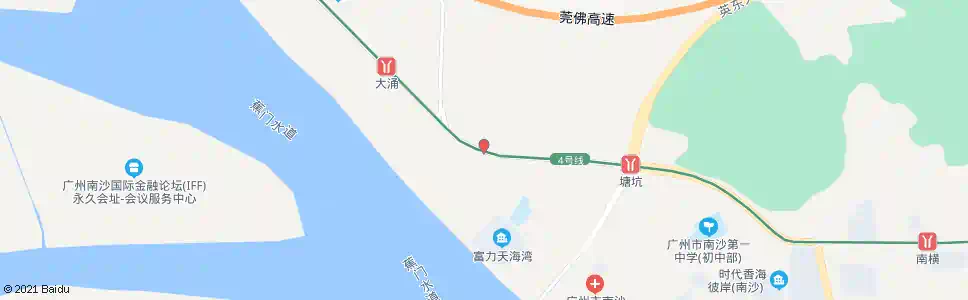 广州金岭南路口_公交站地图_广州公交_妙搜公交查询2025
