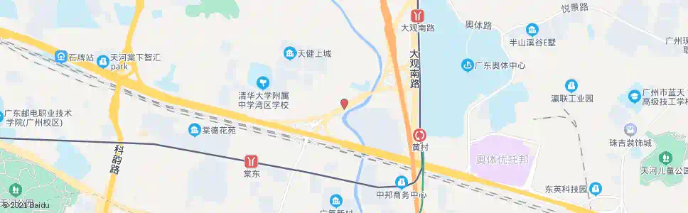 广州车陂路北_公交站地图_广州公交_妙搜公交查询2025