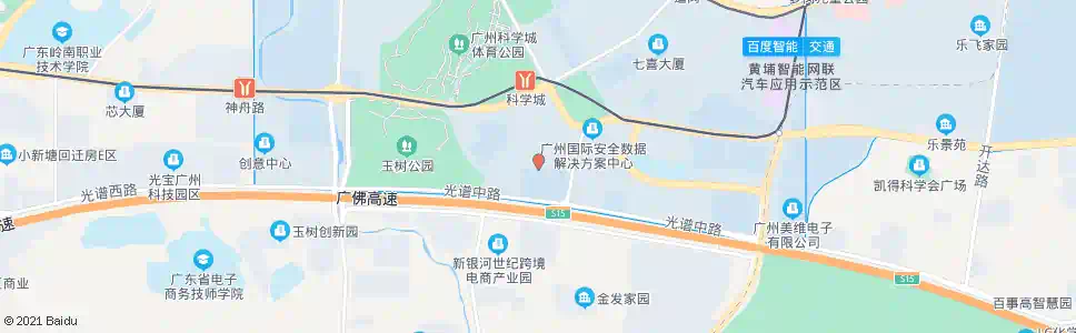 广州广州科技创新基地_公交站地图_广州公交_妙搜公交查询2025