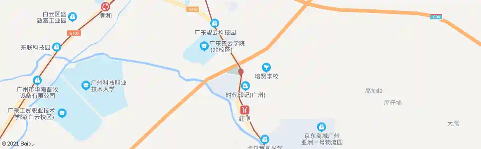 广州青年农场_公交站地图_广州公交_妙搜公交查询2025