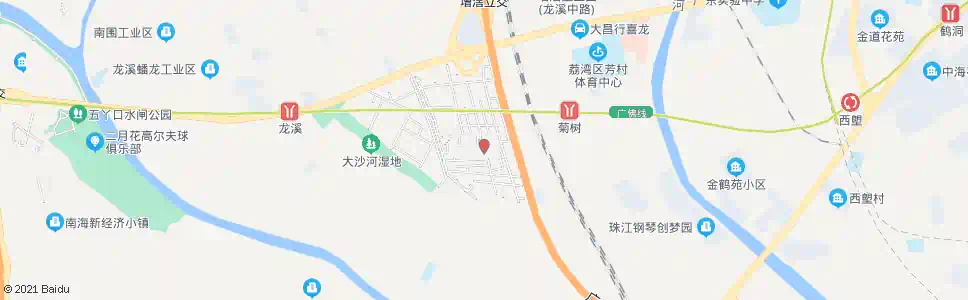 广州新景路口_公交站地图_广州公交_妙搜公交查询2025