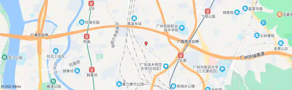 广州前进北街_公交站地图_广州公交_妙搜公交查询2025