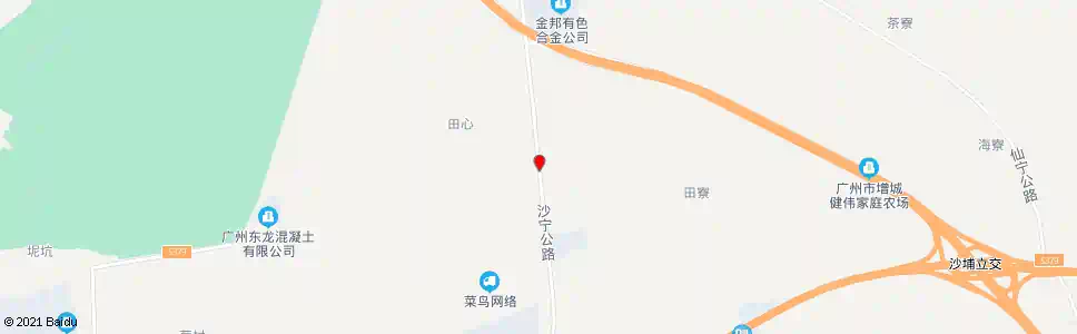 广州百湖村_公交站地图_广州公交_妙搜公交查询2025