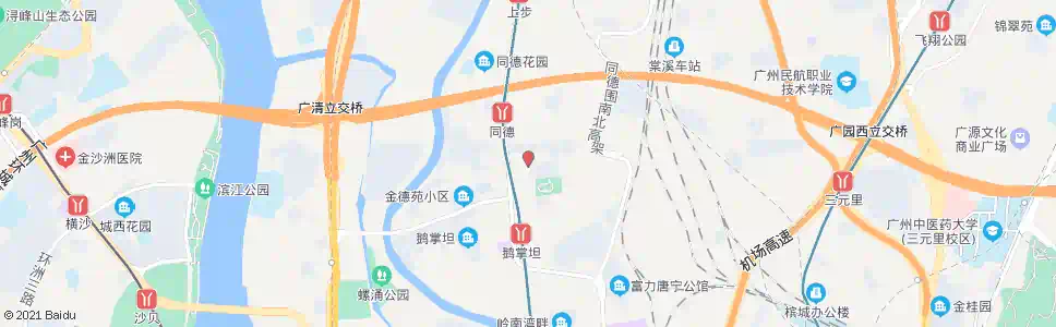 广州荔德路_公交站地图_广州公交_妙搜公交查询2025