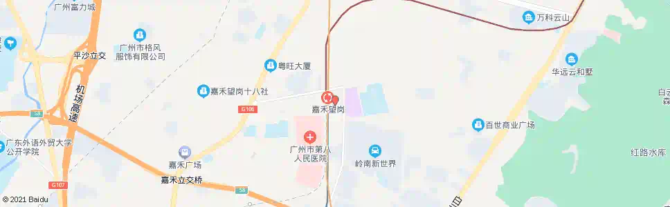 广州嘉禾望岗公交枢纽站_公交站地图_广州公交_妙搜公交查询2025