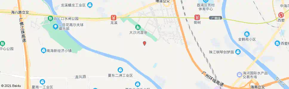 广州海中北路口_公交站地图_广州公交_妙搜公交查询2025