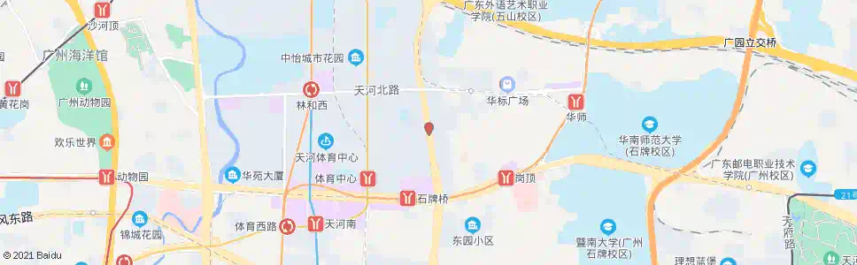 广州天河东路_公交站地图_广州公交_妙搜公交查询2025