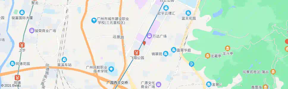 广州云城南二路_公交站地图_广州公交_妙搜公交查询2025