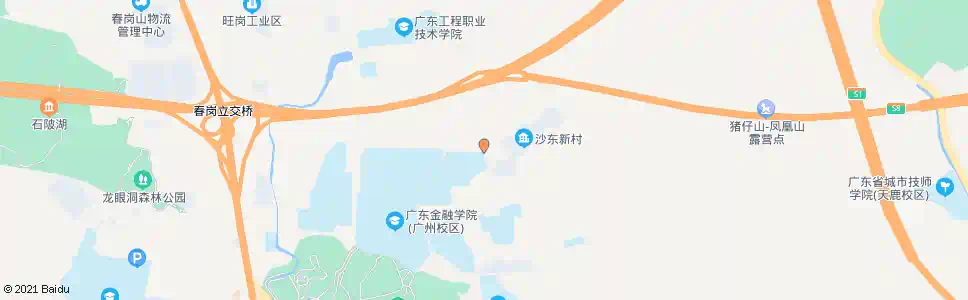 广州沙东新村_公交站地图_广州公交_妙搜公交查询2025