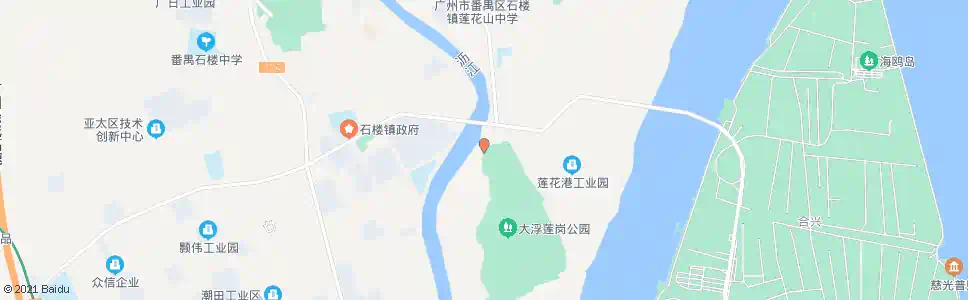 广州浮莲岗_公交站地图_广州公交_妙搜公交查询2025