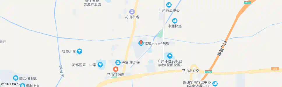 广州雅居乐万科热橙花园_公交站地图_广州公交_妙搜公交查询2025