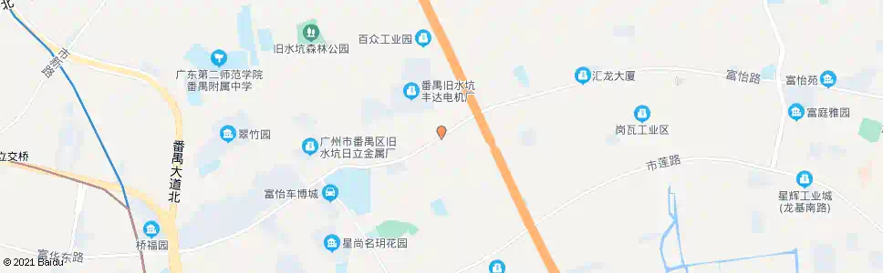 广州茶东村西_公交站地图_广州公交_妙搜公交查询2025