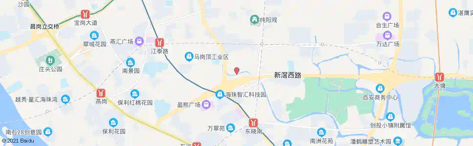 广州瑞宝小学_公交站地图_广州公交_妙搜公交查询2025