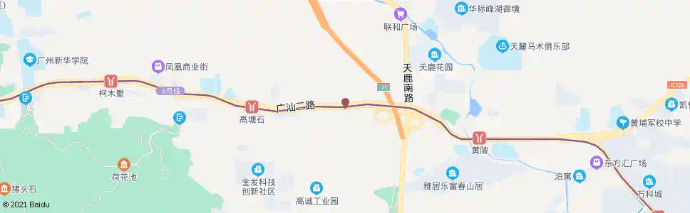 广州高塘石东_公交站地图_广州公交_妙搜公交查询2025