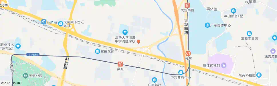 广州广氮花园总站_公交站地图_广州公交_妙搜公交查询2025