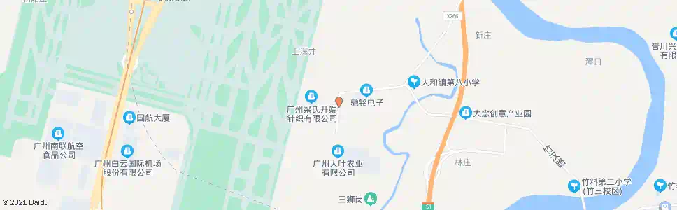 广州人和安置区(北区)_公交站地图_广州公交_妙搜公交查询2025