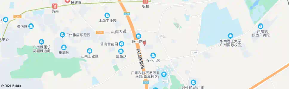 广州南村综合市场_公交站地图_广州公交_妙搜公交查询2025