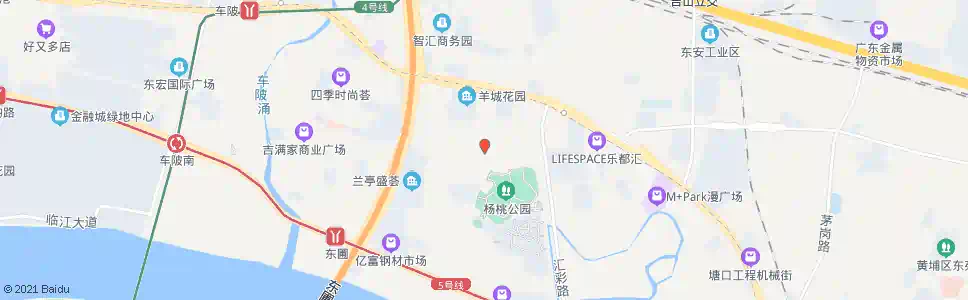 广州桃园路_公交站地图_广州公交_妙搜公交查询2025