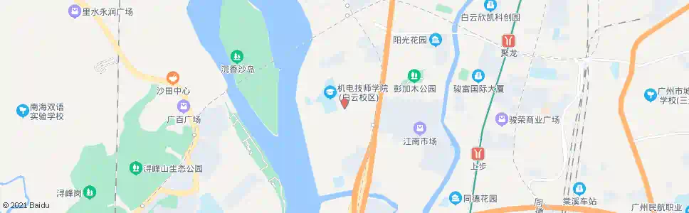 广州西洲北路尾总站_公交站地图_广州公交_妙搜公交查询2025