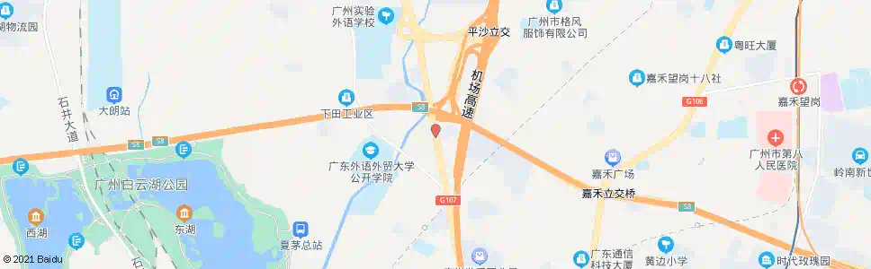 广州大塱村_公交站地图_广州公交_妙搜公交查询2025