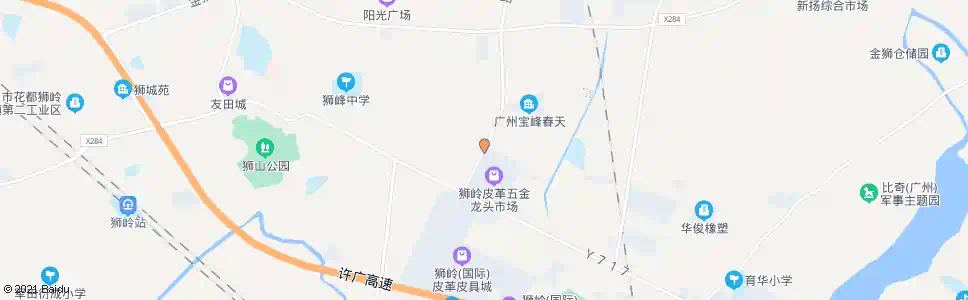 广州狮岭龙头市场总站_公交站地图_广州公交_妙搜公交查询2025