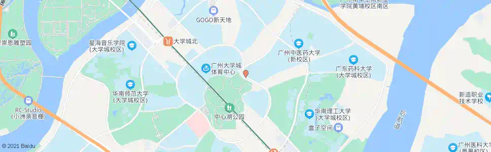 广州广药生活区_公交站地图_广州公交_妙搜公交查询2025