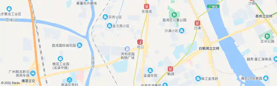 广州坑口地铁(芳村客运站)_公交站地图_广州公交_妙搜公交查询2025