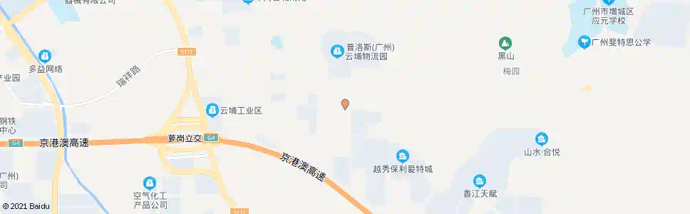 广州云埔二路东_公交站地图_广州公交_妙搜公交查询2025