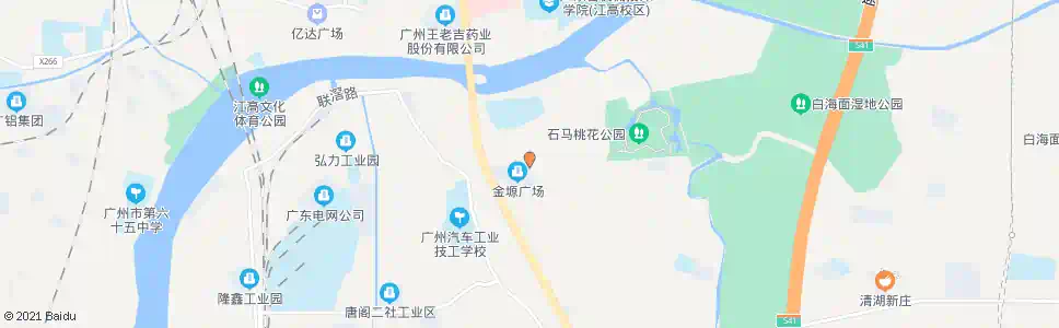 广州桃红西街_公交站地图_广州公交_妙搜公交查询2025