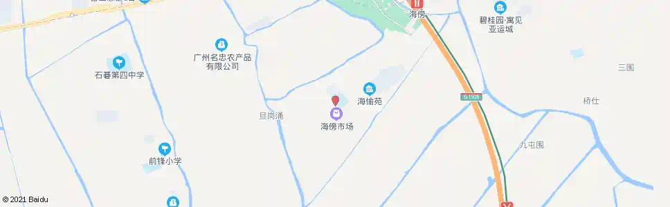 广州海傍小学_公交站地图_广州公交_妙搜公交查询2025