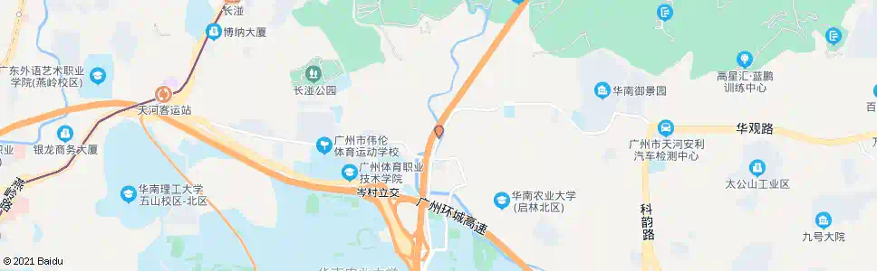 广州苗圃_公交站地图_广州公交_妙搜公交查询2025
