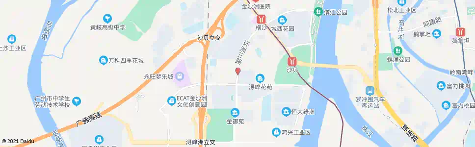 广州沙凤钟村_公交站地图_广州公交_妙搜公交查询2025