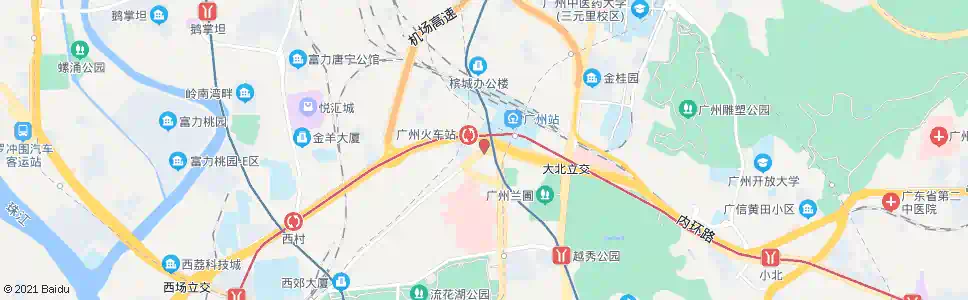 广州站前路_公交站地图_广州公交_妙搜公交查询2025