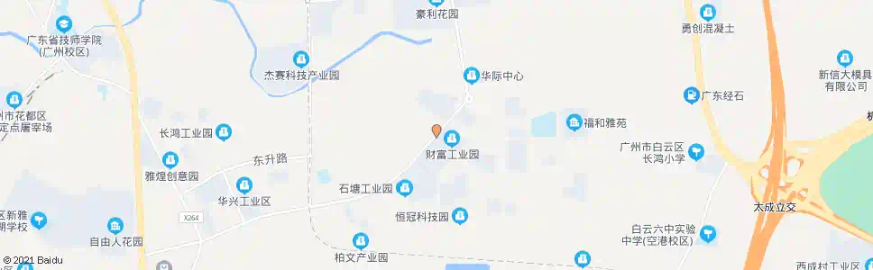 广州财富工业园_公交站地图_广州公交_妙搜公交查询2025
