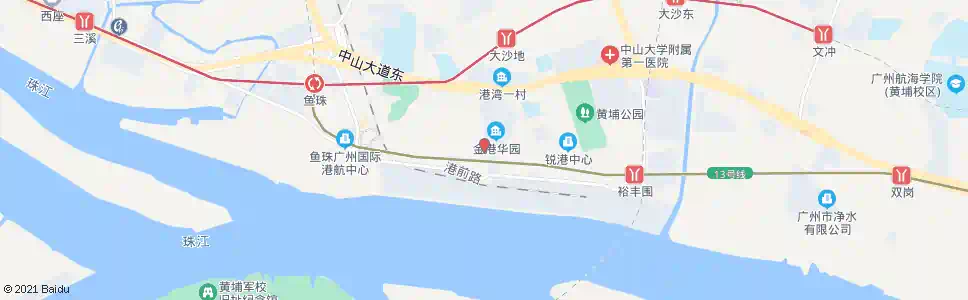 广州荔香路南_公交站地图_广州公交_妙搜公交查询2025