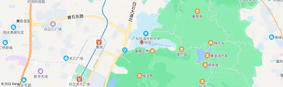 广州外语学院南路口_公交站地图_广州公交_妙搜公交查询2025