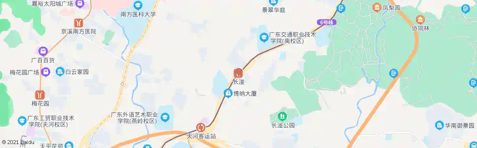 广州长湴站_公交站地图_广州公交_妙搜公交查询2025