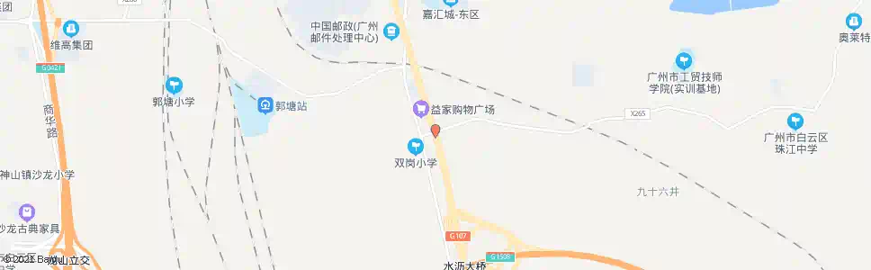广州双岗村口站_公交站地图_广州公交_妙搜公交查询2025