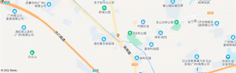 广州永和医院路口_公交站地图_广州公交_妙搜公交查询2025
